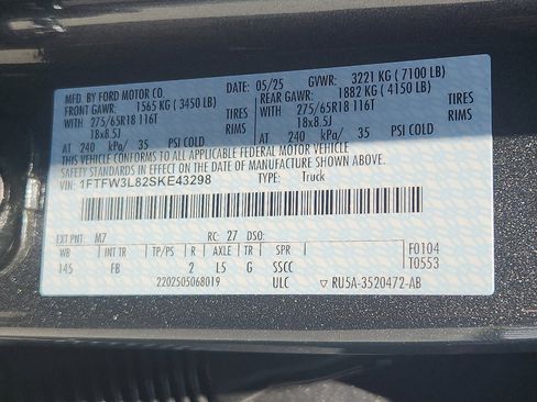 New 2025 Ford F150 XLT w/ Equipment Group 302A MID image 17