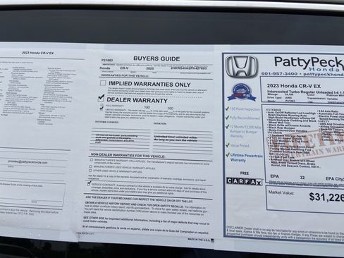 Used 2023 Honda CR-V EX image 7