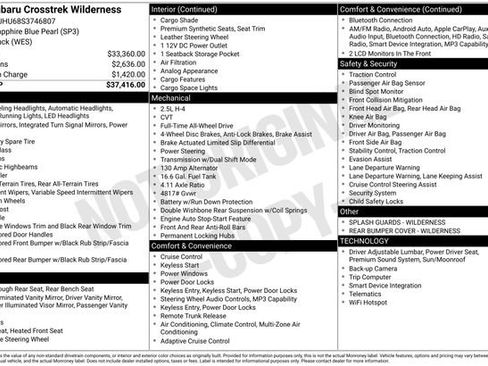 Used 2025 Subaru Crosstrek 2.5i Wilderness image 5