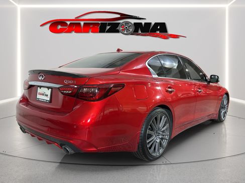 Used 2019 INFINITI Q50 Red Sport 400 w/ Sensory Package RWD image 10