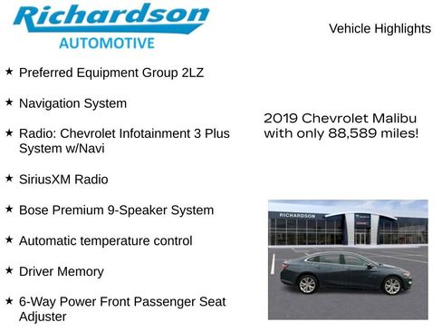Used 2019 Chevrolet Malibu Premier FWD image 11