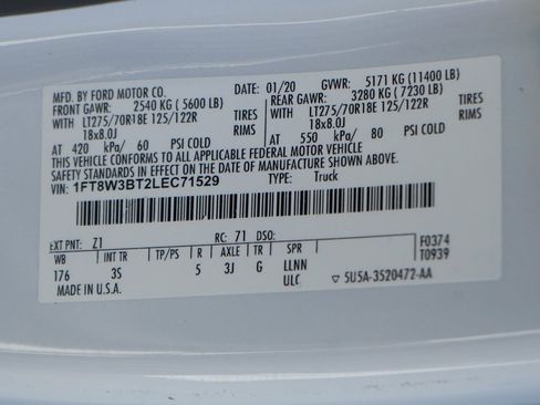 Used 2020 Ford F350 XLT w/ XLT Value Package image 50