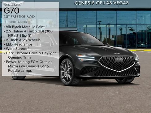 New 2026 Genesis G70 2.5T Prestige image 3
