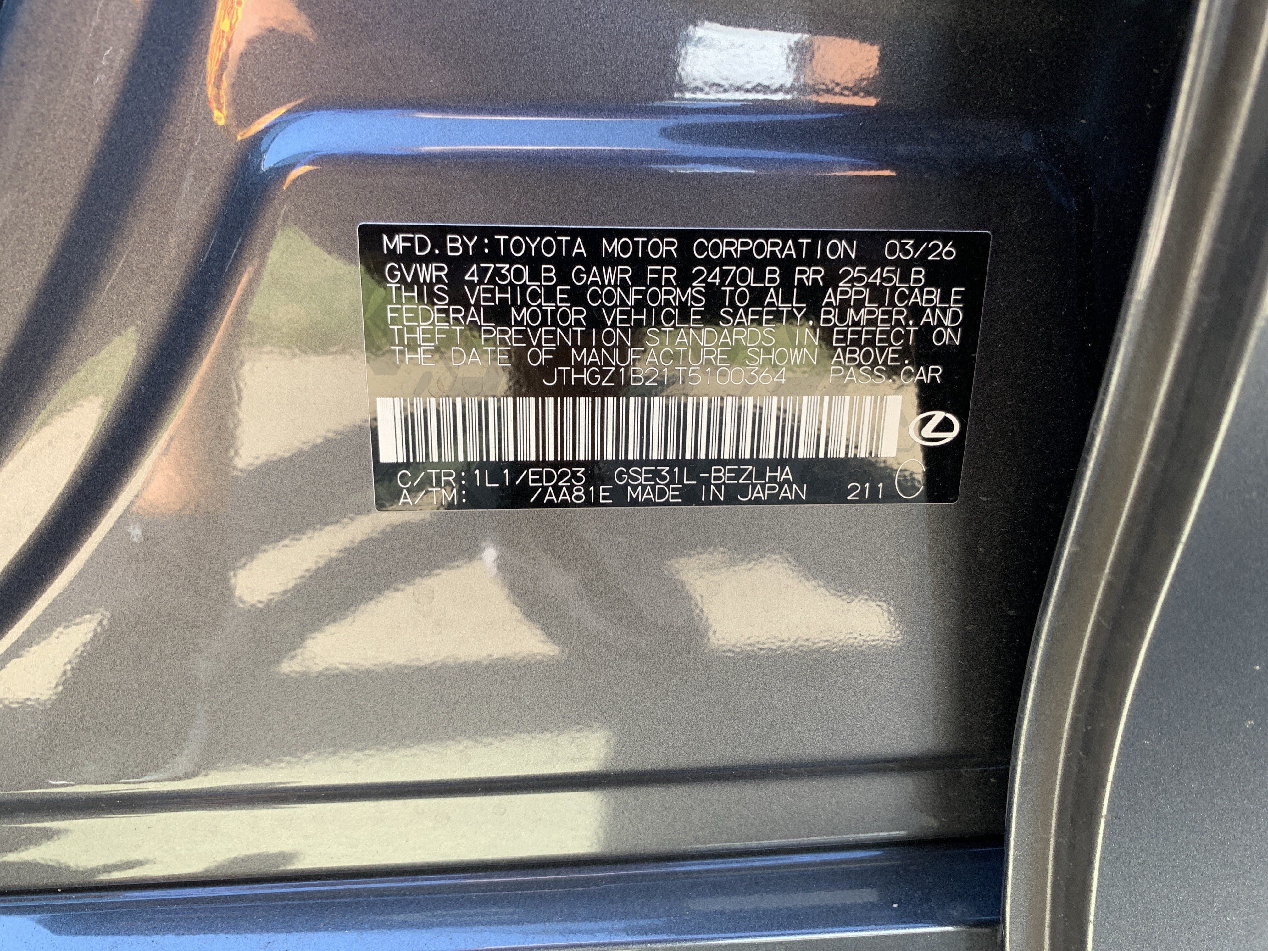 Used 2026 Lexus IS 350 F Sport w/ Handling Package RWD image 36