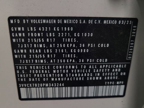 Used 2023 Volkswagen Taos S FWD image 33