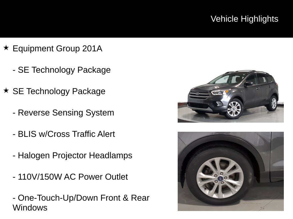 Used 2017 Ford Escape SE w/ Equipment Group 201A FWD image 7