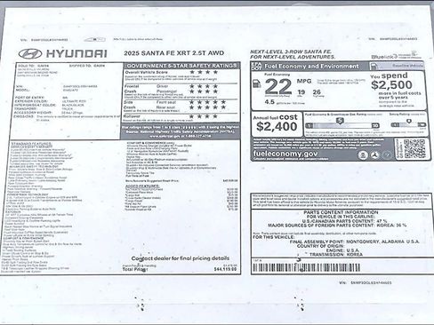 New 2025 Hyundai Santa Fe XRT image 14