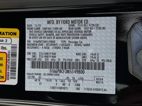 Used 2021 Ford Mustang GT w/ Equipment Group 301A image 20