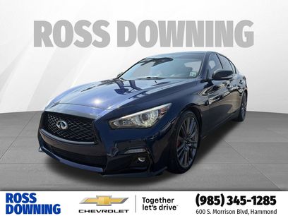 Used 2022 INFINITI Q50 Red Sport 400 w/ Carbon Fiber Package