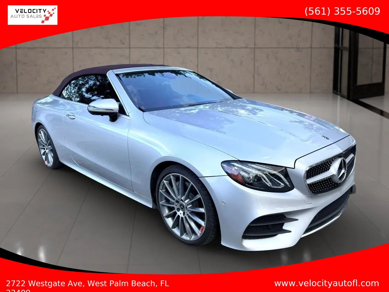 Used 2020 Mercedes-Benz E 450 Cabriolet w/ AMG Line image 1