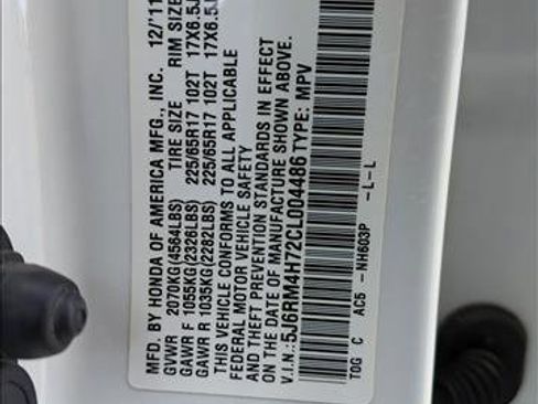 Used 2012 Honda CR-V EX-L image 16