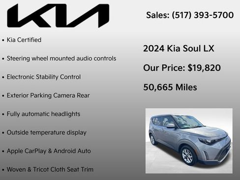 Used 2024 Kia Soul LX w/ Option Group 015 FWD image 7
