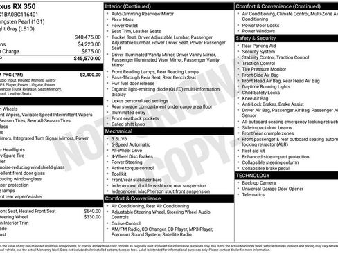 Used 2011 Lexus RX 350 AWD w/ Premium Pkg image 1