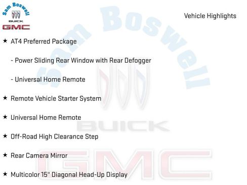 New 2026 GMC Sierra 1500 AT4 w/ AT4 Premium Package AWD/4WD image 8