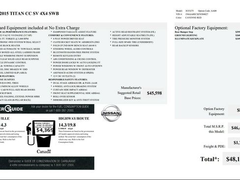 Used 2015 Nissan Titan SV image 4