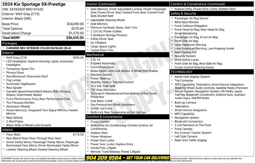 Used 2024 Kia Sportage SX FWD image 2