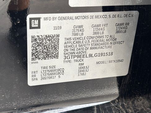 Used 2020 GMC Sierra 1500 AT4 w/ Off-Road Performance Package AWD/4WD image 10