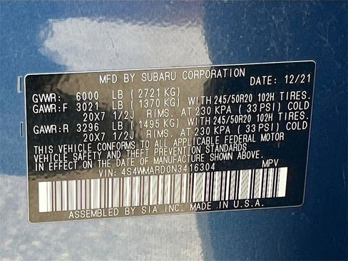 Used 2022 Subaru Ascent Touring image 35