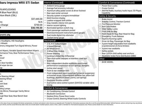 Used 2012 Subaru Impreza WRX STI Limited image 2