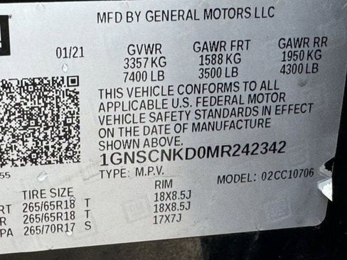 Used 2021 Chevrolet Tahoe LT RWD image 37