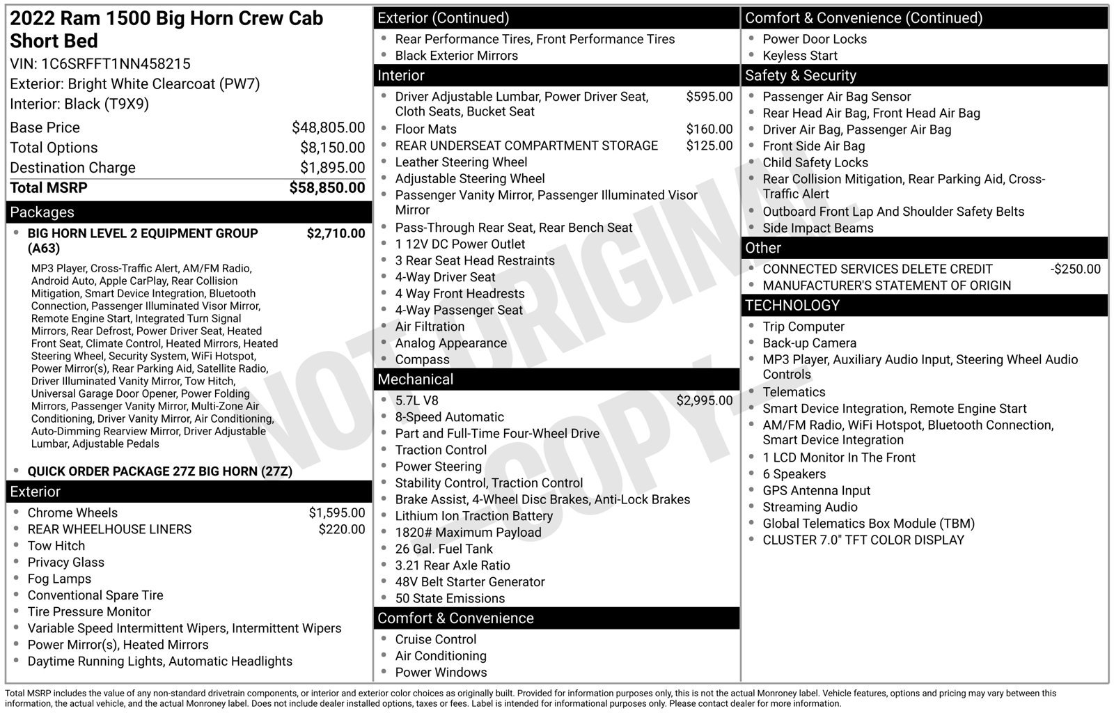 Used 2022 RAM 1500 Big Horn AWD/4WD image 4