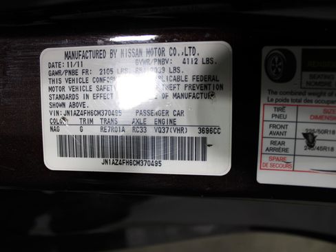 Used 2012 Nissan 370Z Roadster RWD image 35