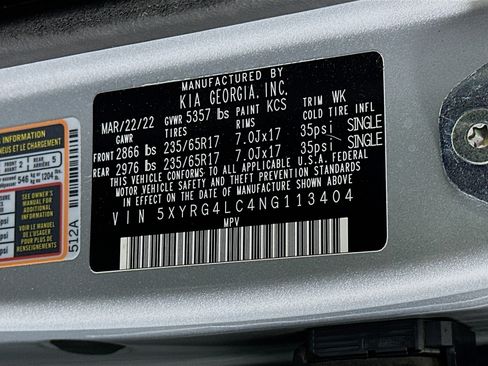 Used 2022 Kia Sorento LX FWD image 12