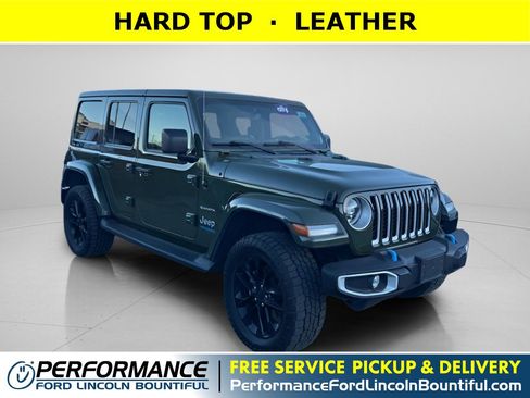 Used 2022 Jeep Wrangler Unlimited Sahara 4xe w/ Cold Weather Group image 1