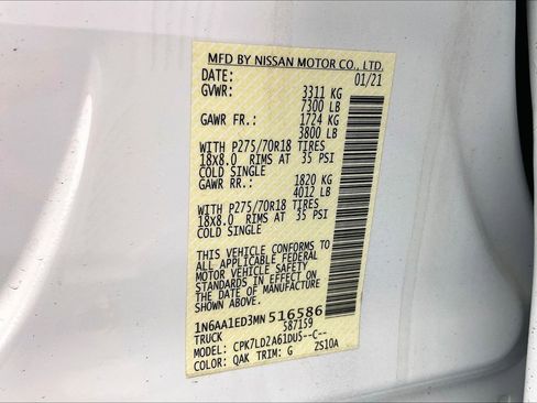 Used 2021 Nissan Titan PRO-4X image 34