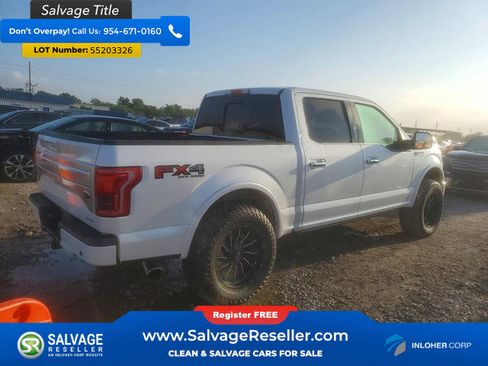 Used 2016 Ford F150 Platinum w/ Equipment Group 701A Luxury AWD/4WD image 4