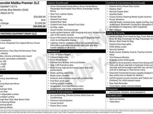 Used 2022 Chevrolet Malibu Premier image 5