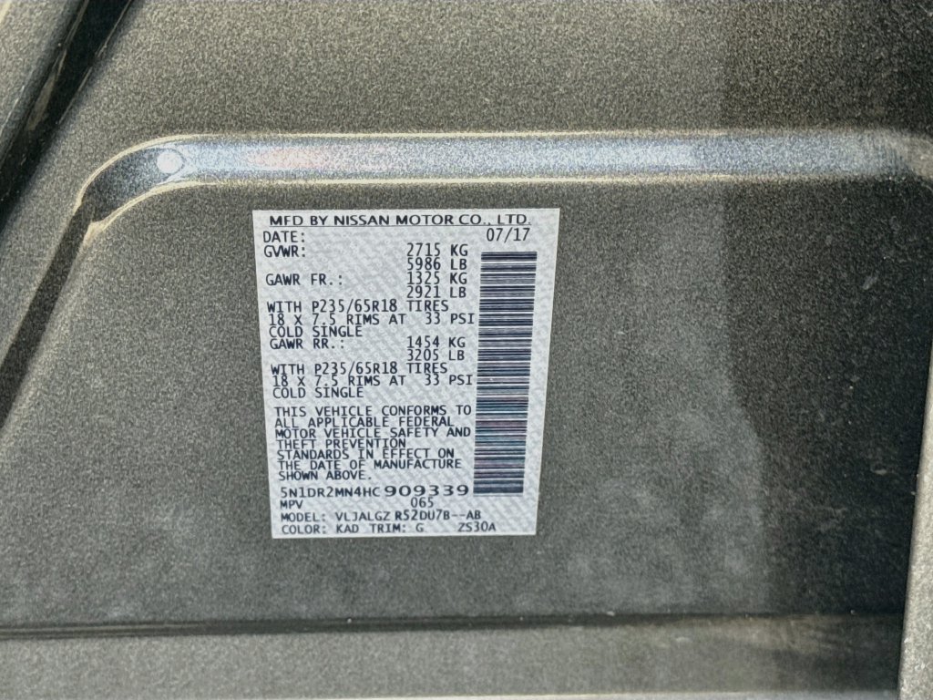 Used 2017 Nissan Pathfinder SL w/ SL Premium Package FWD image 34