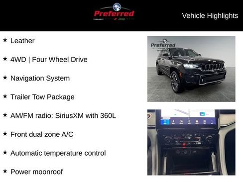 New 2025 Jeep Grand Cherokee Overland image 11