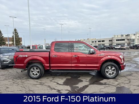 Used 2015 Ford F150 Platinum w/ Trailer Tow Package image 6