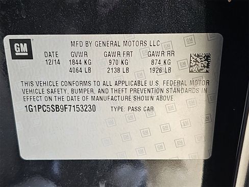 Used 2015 Chevrolet Cruze LT image 34