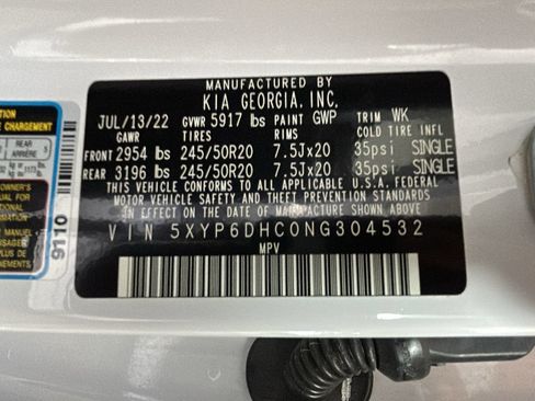 Used 2022 Kia Telluride S AWD/4WD image 12