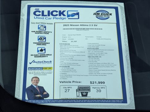 Used 2023 Nissan Altima 2.5 SV image 13