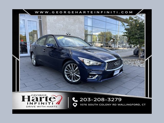 Certified 2023 INFINITI Q50 Luxe w/ Cargo Package AWD/4WD image 1