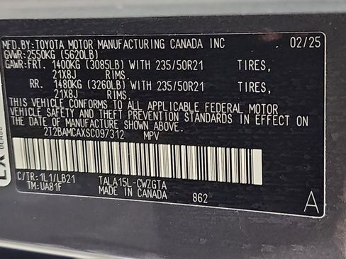 Certified 2025 Lexus RX 350 Premium Plus w/ Convenience Package AWD/4WD image 39