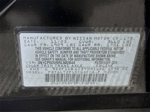 Certified 2024 Nissan Kicks SR w/ SR Premium Package image 36