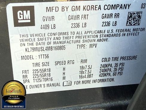 Used 2021 Chevrolet TrailBlazer RS w/ Sun and Liftgate Package AWD/4WD image 20