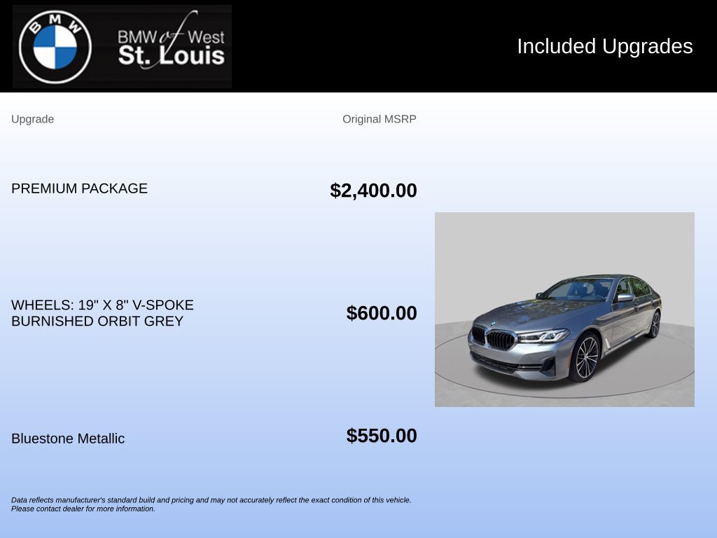 Used 2022 BMW 530i xDrive w/ Premium Package AWD/4WD image 20