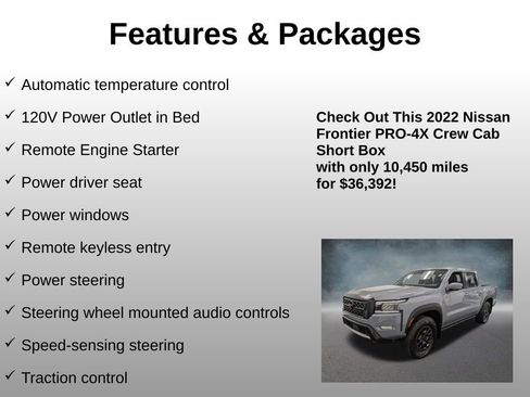 Used 2022 Nissan Frontier PRO-4X w/ Pro-4X Premium Package image 13