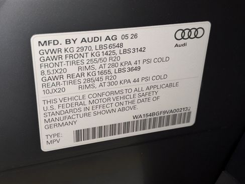 New 2027 Audi Q6 e-tron Premium Plus AWD/4WD image 27