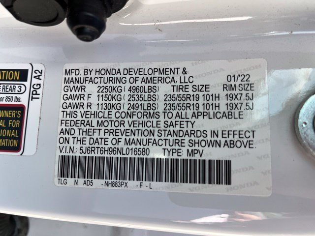 Used 2022 Honda CR-V Touring image 15