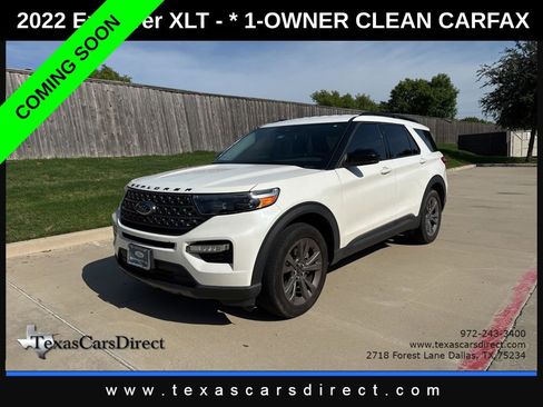 Used 2022 Ford Explorer XLT w/ Equipment Group 202A RWD image 1