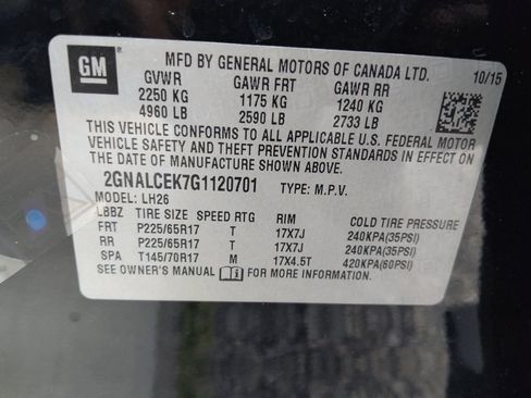 Used 2016 Chevrolet Equinox LT w/ Convenience Package FWD image 33