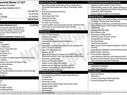 Used 2023 Chevrolet Blazer LT w/ Convenience Package image 2