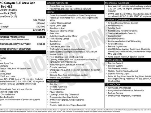 Used 2015 GMC Canyon SLE w/ SLE Convenience Package image 41