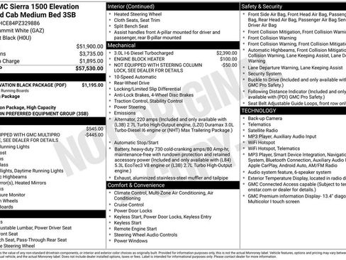 Used 2023 GMC Sierra 1500 Elevation w/ LPO, Elevation Black Package RWD image 9